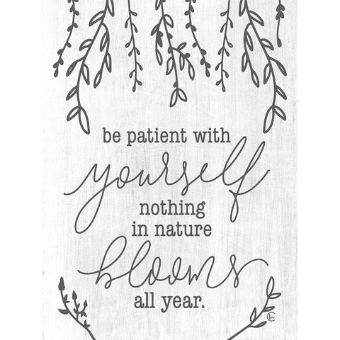 Blooms All Year   Black Modern Wood Framed Art Print with Double Matting by Fearfully Made Creations