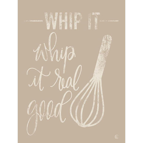 Whip It White Modern Wood Framed Art Print by Fearfully Made Creations