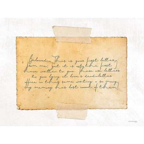 Beloved    Black Modern Wood Framed Art Print by Front Port Pickins