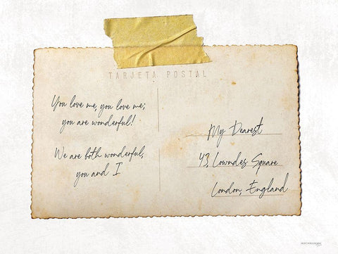 You Love Me  Black Ornate Wood Framed Art Print with Double Matting by Front Port Pickins