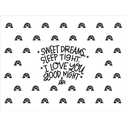 Sweet Dreams Gold Ornate Wood Framed Art Print with Double Matting by Barrett, Erin