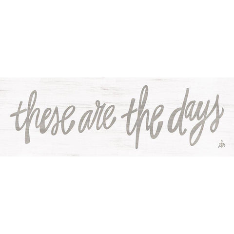 These Are the Days Gold Ornate Wood Framed Art Print with Double Matting by Barrett, Erin