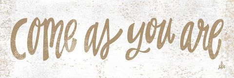 Come As You Are Black Ornate Wood Framed Art Print with Double Matting by Barrett, Erin