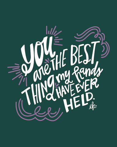 Lilac Best Things Black Ornate Wood Framed Art Print with Double Matting by Barrett, Erin