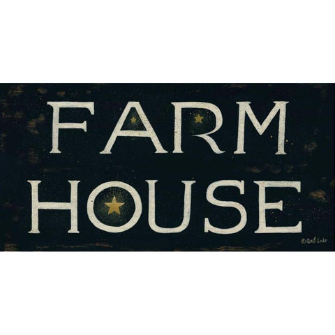 Farm House White Modern Wood Framed Art Print by Eads, Gail