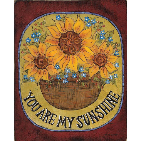 Summer Day Gold Ornate Wood Framed Art Print with Double Matting by Hilliker, Lisa