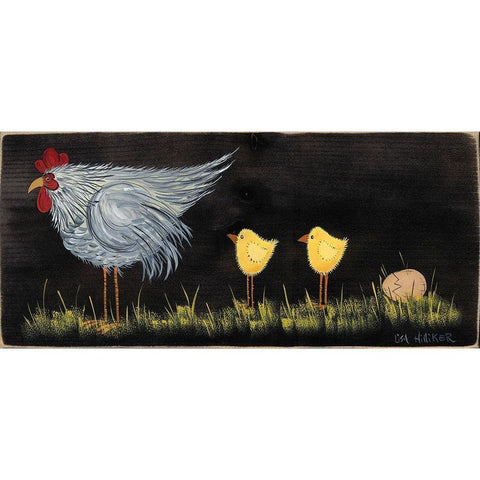 Take Your Time II Gold Ornate Wood Framed Art Print with Double Matting by Hilliker, Lisa