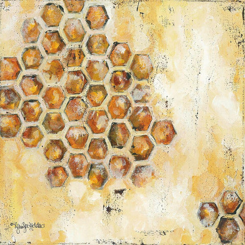 Sweet Memories Gold Ornate Wood Framed Art Print with Double Matting by Holden, Jennifer