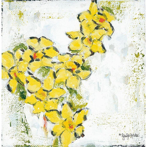 Spring Has Sprung IV Black Modern Wood Framed Art Print by Holden, Jennifer