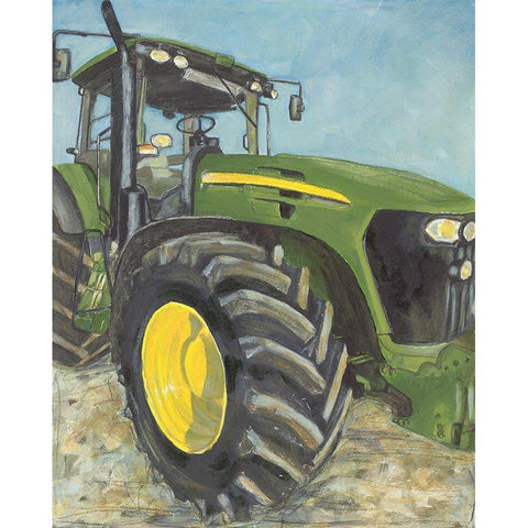 Farm Days Black Modern Wood Framed Art Print with Double Matting by Holden, Jennifer