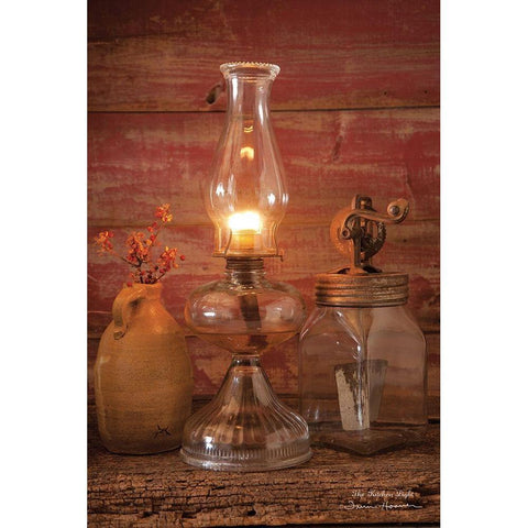 The Kitchen Light Black Modern Wood Framed Art Print by Hoover, Irvin