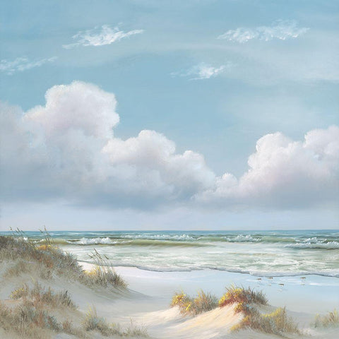 Beautiful Day 1  Black Modern Wood Framed Art Print by Janisse, Georgia