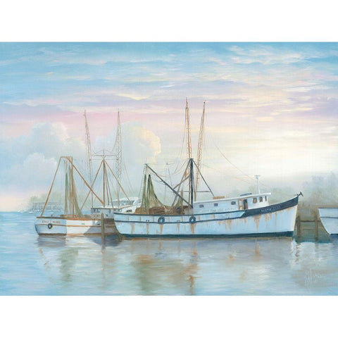 North Star at Rest Black Modern Wood Framed Art Print by Janisse, Georgia