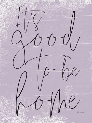 Its Good to be Home Black Ornate Wood Framed Art Print with Double Matting by Jaxn Blvd.