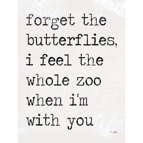 The Whole Zoo Black Modern Wood Framed Art Print by Jaxn Blvd.