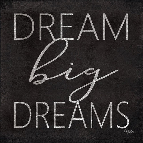 Dream Big Dreams Black Ornate Wood Framed Art Print with Double Matting by Jaxn Blvd.