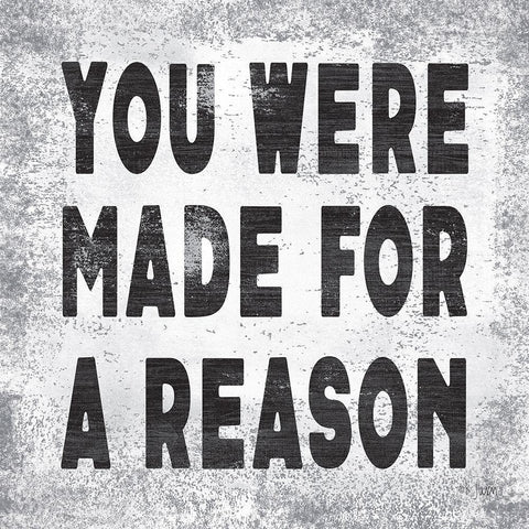 Made for a Reason II White Modern Wood Framed Art Print by Jaxn Blvd.