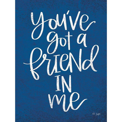 Youve Got A Friend Gold Ornate Wood Framed Art Print with Double Matting by Jaxn Blvd.