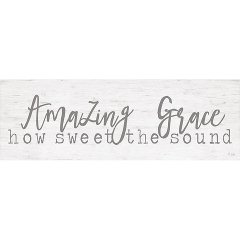 Amazing Grace   Black Modern Wood Framed Art Print with Double Matting by Jaxn Blvd.