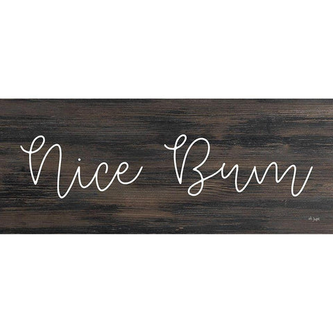 Nice Bum Gold Ornate Wood Framed Art Print with Double Matting by Jaxn Blvd.