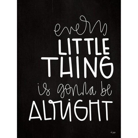 Every Little Thing White Modern Wood Framed Art Print by Jaxn Blvd.