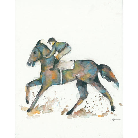 Wind Gold Ornate Wood Framed Art Print with Double Matting by Mingo, Jessica