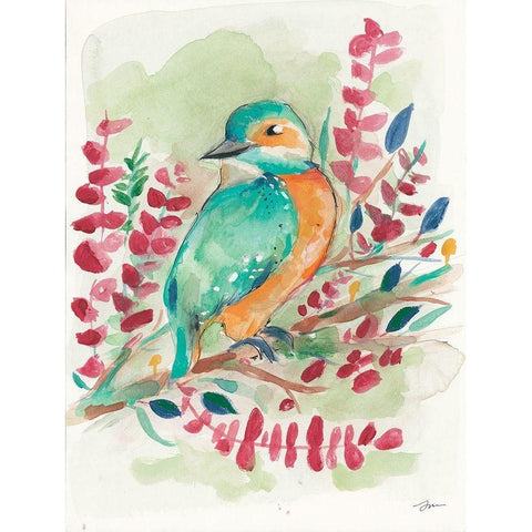 Warm Sunrise Black Modern Wood Framed Art Print with Double Matting by Mingo, Jessica