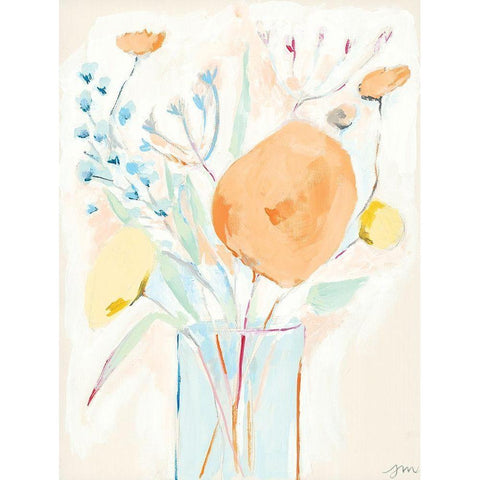 Restful Harmony I Black Modern Wood Framed Art Print by Mingo, Jessica