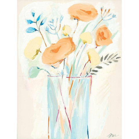 Restful Harmony II Black Modern Wood Framed Art Print by Mingo, Jessica