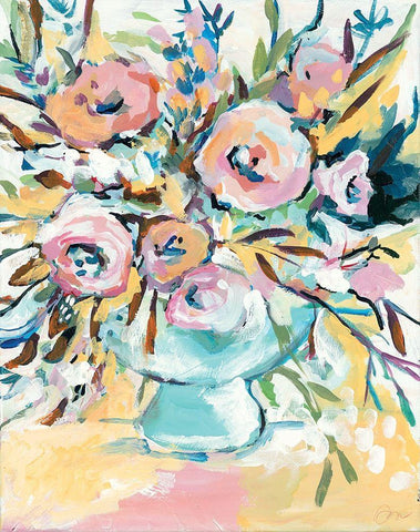 Sunday Brunch Black Ornate Wood Framed Art Print with Double Matting by Mingo, Jessica