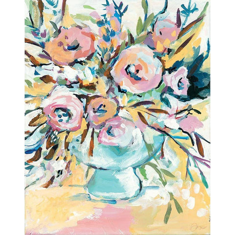 Sunday Brunch Black Modern Wood Framed Art Print by Mingo, Jessica