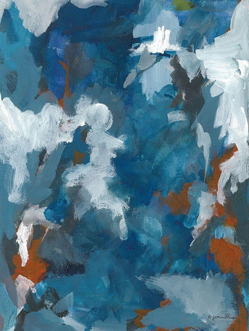Mist and Spray I     White Modern Wood Framed Art Print with Double Matting by Mingo, Jessica