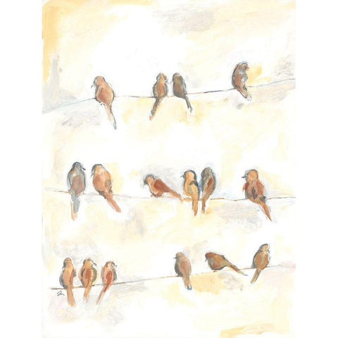 Cozy Dwellings Black Modern Wood Framed Art Print by Mingo, Jessica