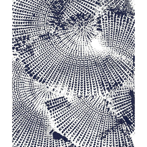 Running Circles 2 Black Modern Wood Framed Art Print with Double Matting by Kamdon Kreations