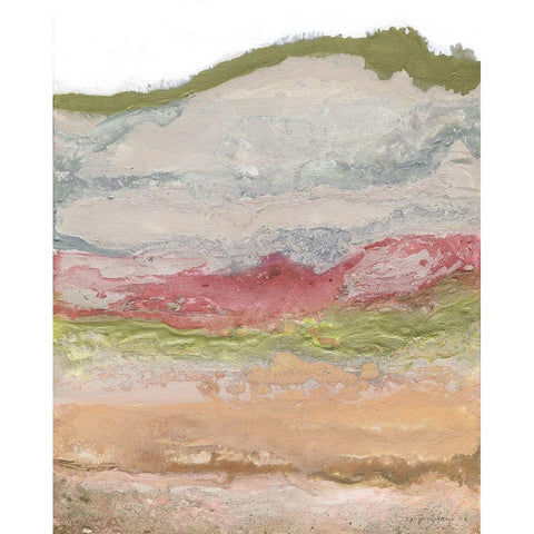 Canyon in the Fog Black Modern Wood Framed Art Print with Double Matting by Kamdon Kreations