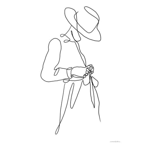 Fashionista White Modern Wood Framed Art Print by Kamdon Kreations