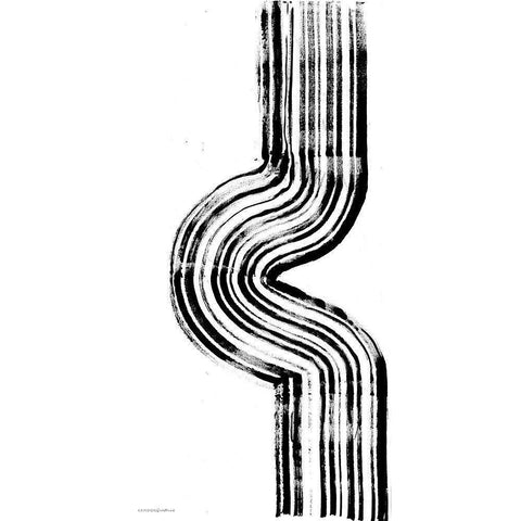 Lifes Little Bumps 1 Black Modern Wood Framed Art Print by Kamdon Kreations