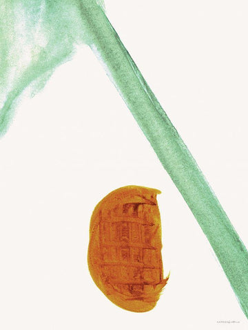 Lay in the Crook of His Arm White Modern Wood Framed Art Print with Double Matting by Kamdon Kreations