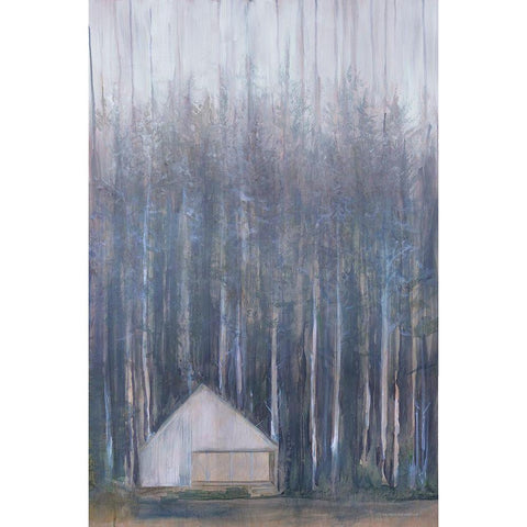 Hidden Wonder White Modern Wood Framed Art Print by Kamdon Kreations