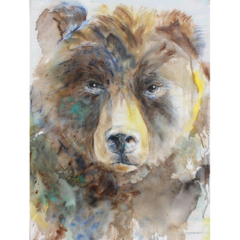 Paddington Black Modern Wood Framed Art Print with Double Matting by Kamdon Kreations