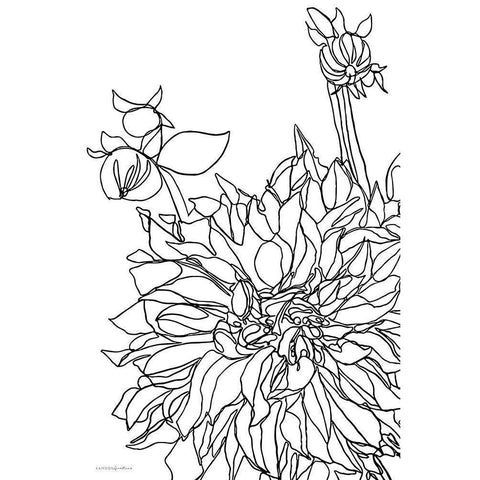 Sunny Disposition Gold Ornate Wood Framed Art Print with Double Matting by Kamdon Kreations