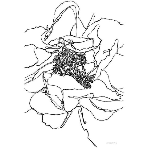 Organic Perfection White Modern Wood Framed Art Print by Kamdon Kreations