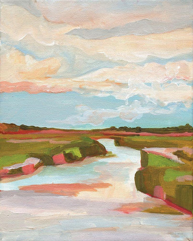 Float Black Ornate Wood Framed Art Print with Double Matting by Kamdon Kreations