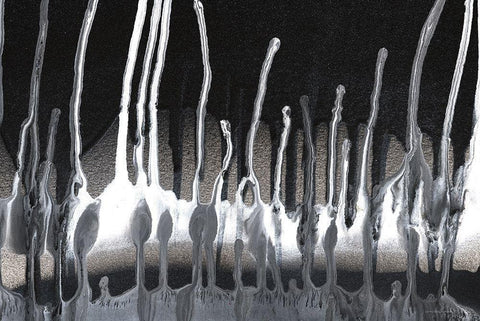 Framework  II White Modern Wood Framed Art Print with Double Matting by Kamdon Kreations