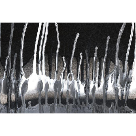 Framework  II White Modern Wood Framed Art Print by Kamdon Kreations