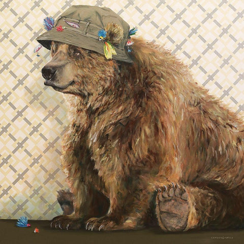 Bone Fishing   Black Modern Wood Framed Art Print by Kamdon Kreations