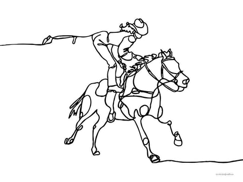 Annie White Modern Wood Framed Art Print with Double Matting by Kamdon Kreations