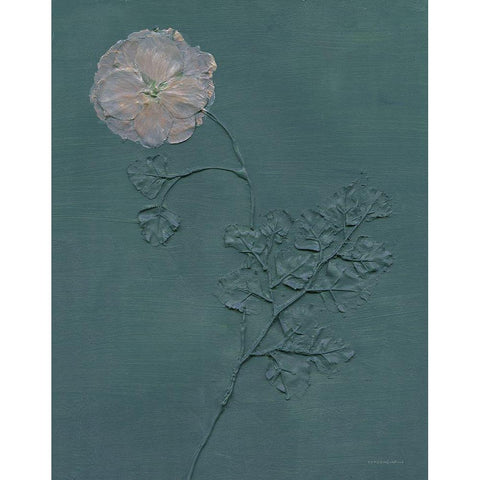 Lovely Impressions White Modern Wood Framed Art Print by Kamdon Kreations
