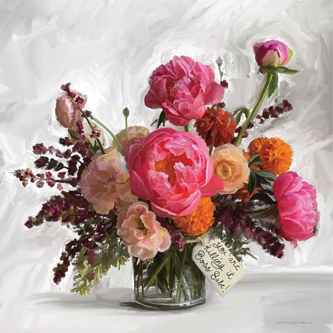 Youre Killing It Black Modern Wood Framed Art Print with Double Matting by Kamdon Kreations