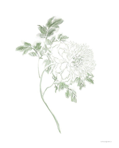 If Love was a Flower White Modern Wood Framed Art Print with Double Matting by Kamdon Kreations